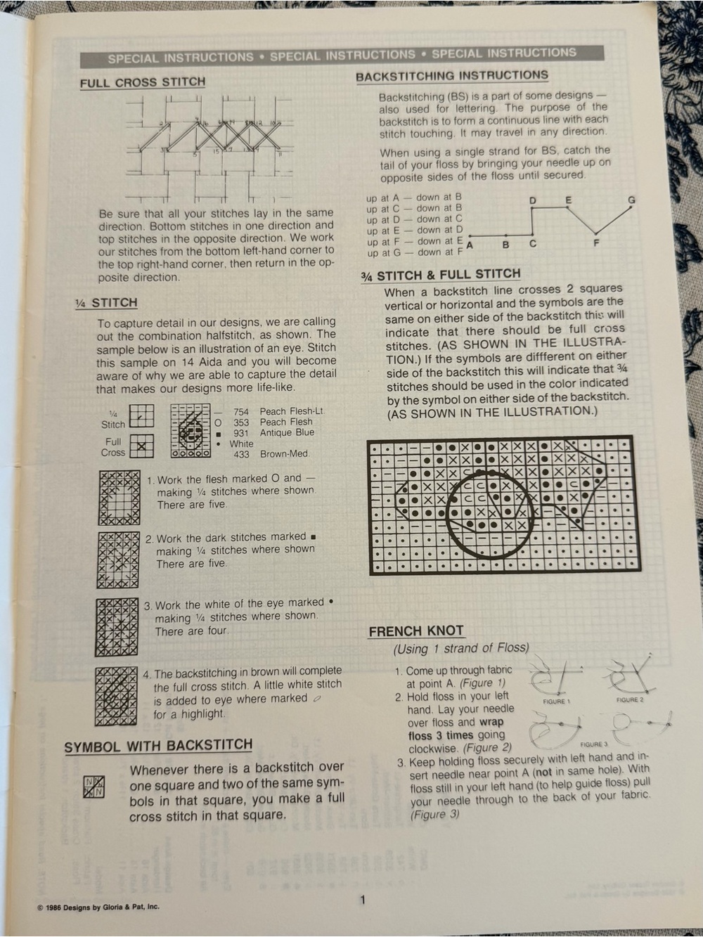 A Parade of Favorites Cross Stitch Pattern Book 1986 17 Designs Geese Ducks Bear - Picture 4 of 9